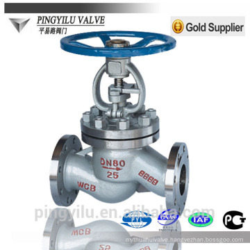 Stainless steel astm a216 wcb cast steel globe valve dimensions